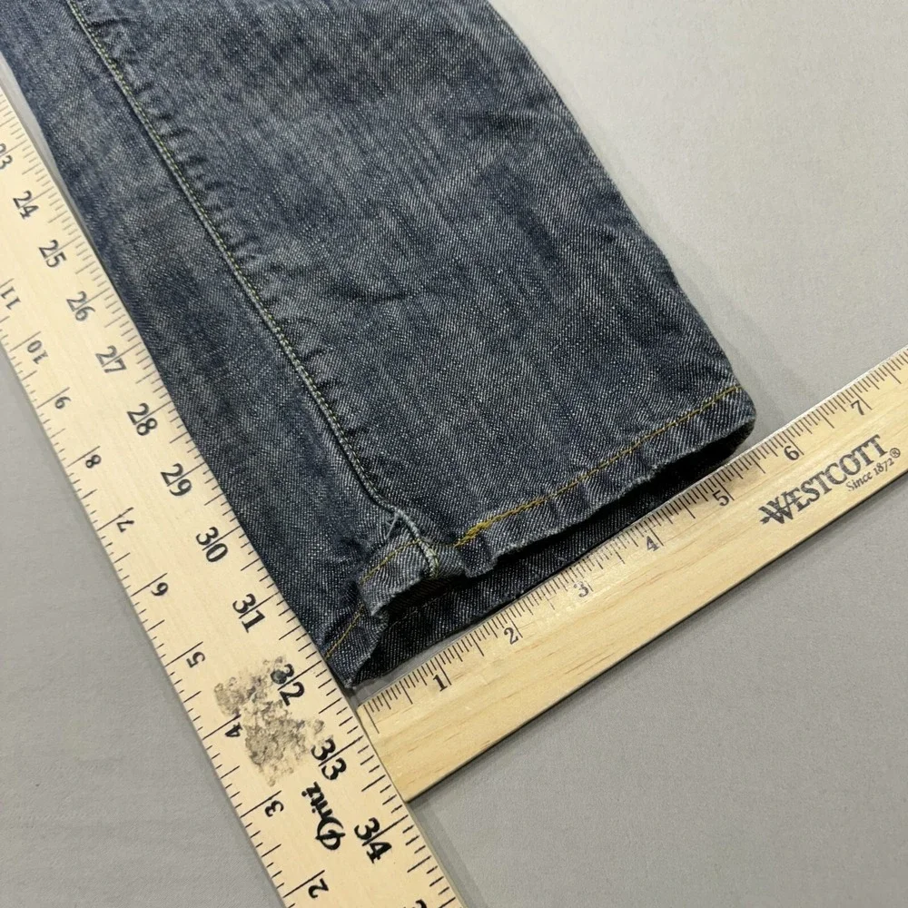 Levis Jeans Mens 29x32 Blue 511 Skinny Medium Wash Denim Pockets Logo Workwear - Picture 5 of 8